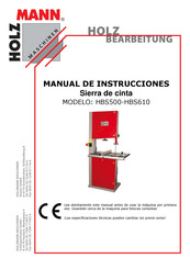 HOLZMANN MASCHINEN HBS500-HBS610 Manual De Instrucciones