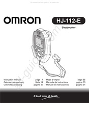 Omron HJ-112-E Manual De Instrucciones