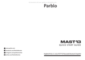 Parblo MAST13 Manual Del Usuario