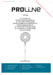 Proline VP40 Manual De Instrucciones