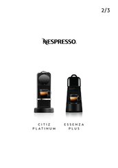 Nespresso CITIZ PLATINUM Manual Del Usuario