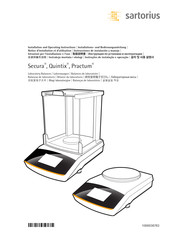 Sartorius Secura Instrucciones De Instalación Y Manejo