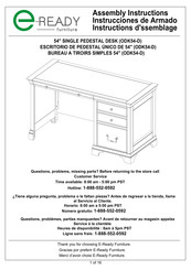 E-Ready Furniture ODK54-D Instrucciones De Armado