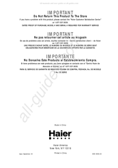 Haier MWG7047TW Manual Del Usuario