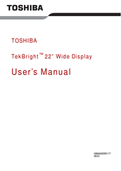 Toshiba TekBright Manual Del Usuario