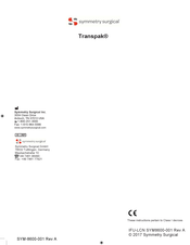 Symmetry Surgical Transpak Manual Del Usuario