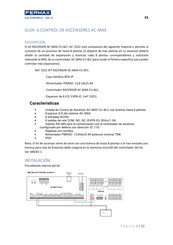 Fermax AC-MAX CU-8LC Guia