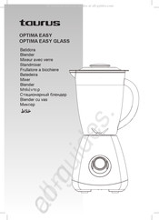 Taurus OPTIMA EASY GLASS Manual Del Usuario
