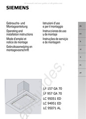 Siemens LC 95051 ED Instrucciones De Uso Y De Montaje