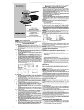 Porter Cable 370 Manual De Instrucciones