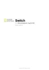 Nayar Systems Switch Manual Del Usuario