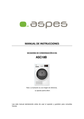 Aspes ASC18B Manual De Instrucciones