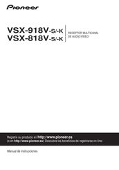 Pioneer VSX-818V-S Manual De Instrucciones