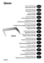 Bartscher 104010 Manual De Instrucciones