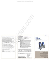 Intermec CN70e Manual De Consulta Rápida