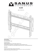 Sanus VisionMount LL22 Manual Del Usuario