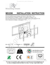 Mounting Dream MD2298 Instrucciones De Instalación