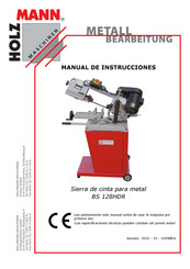 HOLZMANN MASCHINEN BS 128HDR Manual De Instrucciones