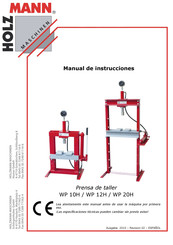 HOLZMANN MASCHINEN WP 12H Manual De Instrucciones