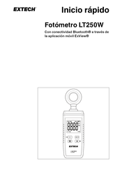 Extech LT250W Guia De Inicio Rapido