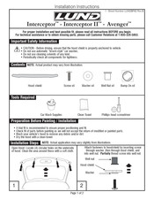 LUND Avenger Manual De Instrucciones