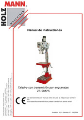 HOLZMANN MASCHINEN ZS 50APS Manual De Instrucciones