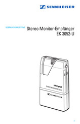 Sennheiser EK 3052-U Instrucciones Para El Uso