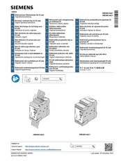 Siemens SIRIUS 3RB2483-4AC1 Instructivo Original