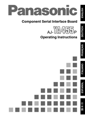 Panasonic AJ-YA455P Instrucciones De Uso