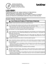 Brother LS2-B891 Manual De Instrucciones