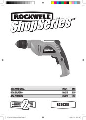 Rockwell Tools Shop RC3031K Manual Del Usuario