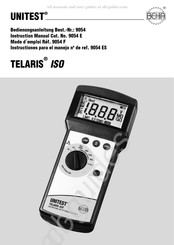 BEHA UNITEST TELARIS ISO Instrucciones Para El Manejo