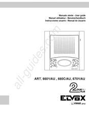 Vimar Elvox 6701/AU Instrucciones Usuario