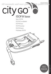 Baby Jogger City Go ISOFIX Manual Del Usuario