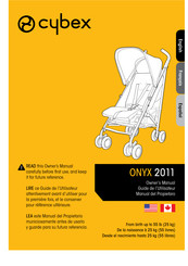 Cybex ONYX 2011 Manual Del Propietário