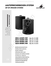 Monacor MKA-60SET/SW Manual De Instrucciones