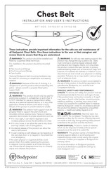 Bodypoint SH102-B2 Instrucciones Para El Usuario Y De Instalación