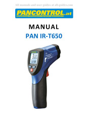 PANCONTROL PAN IR-T650 Manual De Instrucciones