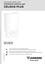 Bosch WTD 14 AM1 E31 Instrucciones De Instalación Y Manejo