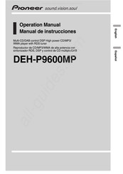 Pioneer DEH-P9600MP Manual De Instrucciones