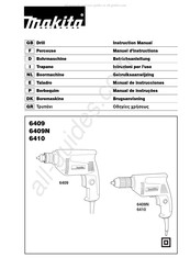 Makita 6410 Manual De Instrucciones