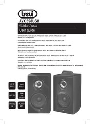 Trevi AVX 598USB Manual Para El Uso Y La Conexión