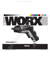 Worx LithiumDrive WU252 Manual Del Usuario