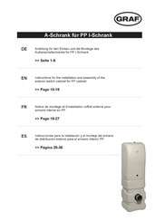 Graf 106589 Instrucciones Para La Instalación Y El Montaje