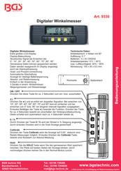 BGS technic 9330 Guia De Inicio Rapido