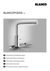 Blanco BLANCOPODOS HD Información Tecnica Sobre Producto