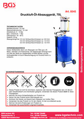 BGS technic 8545 Manual De Instrucciones