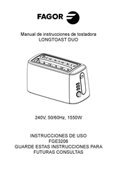 Fagor FGE3206 Manual De Instrucciones