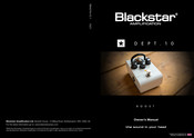 Blackstar Amplification DEPT.10 Manual Del Usuario