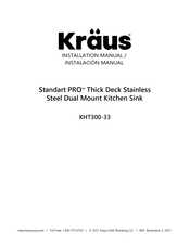 Kraus Standart PRO TKHT300-33 Instrucciones De Montaje